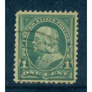 Used 279 1c Benjamin Franklin Almost Very Fine M04405