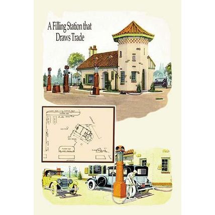 A Filling Station 20 x 30 Poster