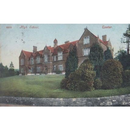 Exeter High School Antique Postcard