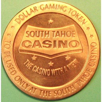 South Tahoe Casino. $1 Casino Token. Lake Tahoe NV. 1966. D35.