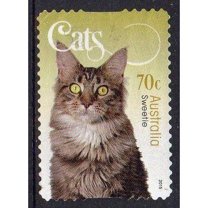 Australia 2015 Cats - Sweetie 70c s/a Used