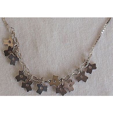 Flowers charms anklet