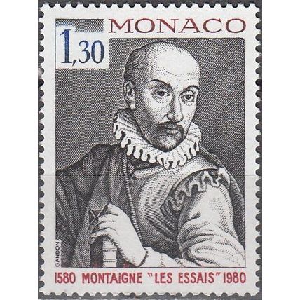Monaco 1980 Michel 1424 Neuf ** Cote (2008) 1.10 € Les essais de Montaigne