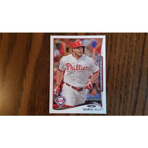 2014 Topps Card # 345 Darin Ruf Mint (9) Philadelphia Phillies