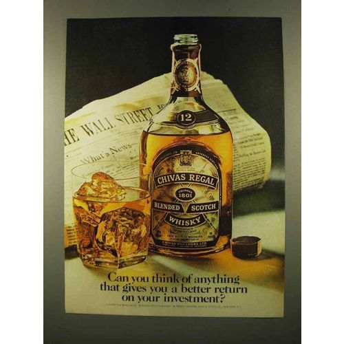 1975 Chivas Regal Scotch Ad - Your Investment