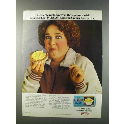 1981 Kraft Diet Parkay Margarine Ad - Nibble Away