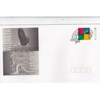 Australia 1996 Atlanta Sydney Olympic Games FDC Sydney special cancel unused VGC