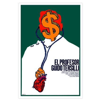 Movie Poster 4 film"GUIDO Tersilli" Italian film.World Graphic Design.$Money art