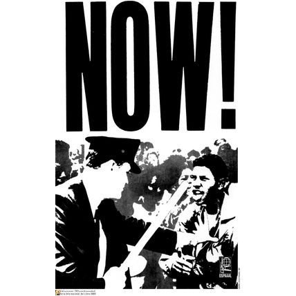 Political POSTER.NOW.American Civil Rights.Police Brutality.Cold War art.am10