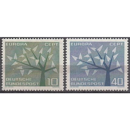 Deutschland 1962 Michel 383 - 384 Neuf ** Cote (2011) 0.90 € Europa CEPT Arbre