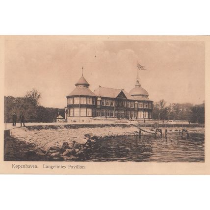Copenhagen Langelinies Pavillion Postcard