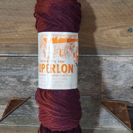 Superlon 4 Ply Knitting Worsted Type yarn - 4 oz Skein - 100% Super Spun Acrylic