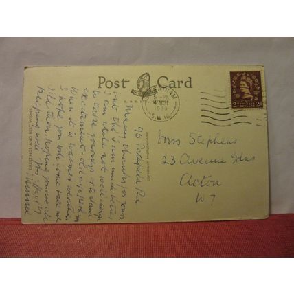 BEACHY HEAD LIGHTHOUSE, EASTBOURNE used postcard Shoesmith Etheridge 1955 pm =