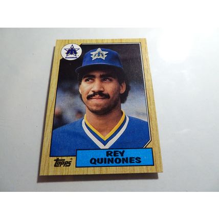 1987 Topps Card # 561 Rey Quinones Very Good-Excellent (4) Seattle Mariners