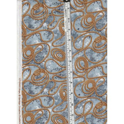 Western Fabric Rope 2 pieces 1 yard Plus Remnant #67c