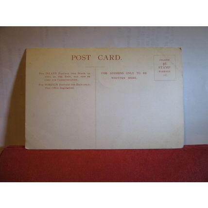 YORK MINSTER, CHOIR WEST. unused antique postcard #