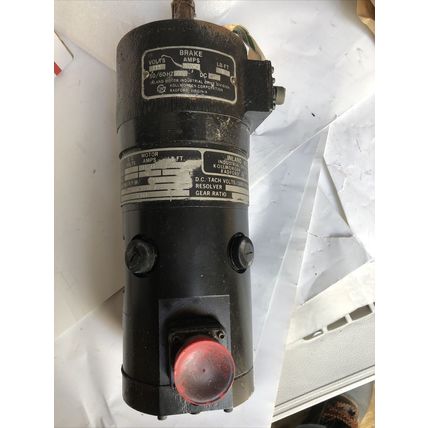 KOLLMORGEN brake,INLAND TTB-2950-3333-A DC SERVO MOTOR,5000 RPM,115V BRAKE,FJ