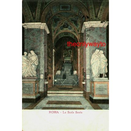 Roma, La Scala Santa, Italy, Postcard, 1915