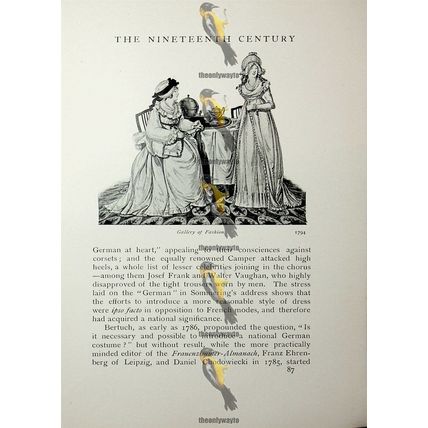 Tea Time, Gallery Of Fashion, 1794, Fashion Book Illustration (Print), 1909