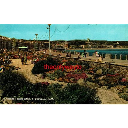 Promenade Rock Gardens, Douglas, Isle Of Man, Salmon Cameracolour Postcard
