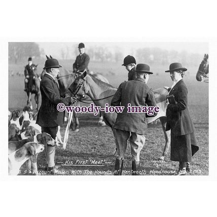 pu1536 - His First Hunt , Wentbridge Woodhouse , Yorkshire - print 6x4