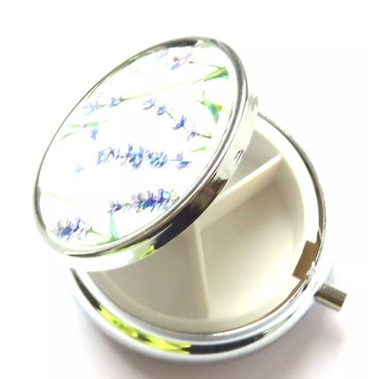 Lavender Pill Box Round 1.8 CM - Christmas Gift