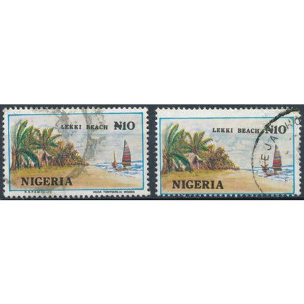 Lekki Beach: N10 - Nigeria 1992 - F H - SG 525b