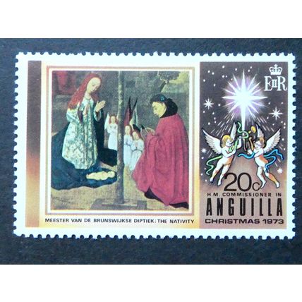 ANGUILLA 1973 Christmas 20c SG169 Lightly Mounted Mint