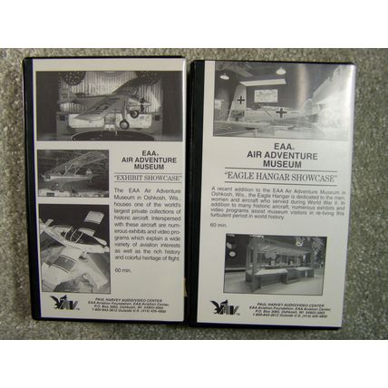 EAA Air Adventure Museum VHS cassette tapes (2)