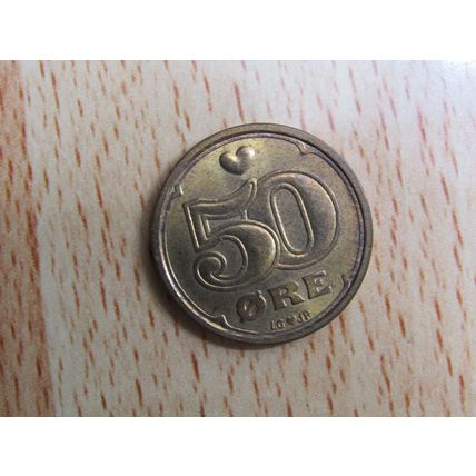 Denmark 1980 50 Ore Coin