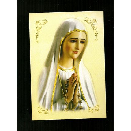 Santino - Preghiera Giubilare Vergine di Fatima