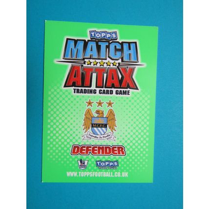 185. Joleon Lescott - Manchester City - Match Attax 2010/11 Football Card EF1
