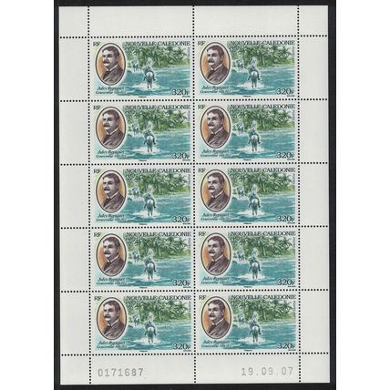 New Caledonia Horses Jules Repiquet Sheetlet of 10v 2007 MNH SG#1425 MI#1443