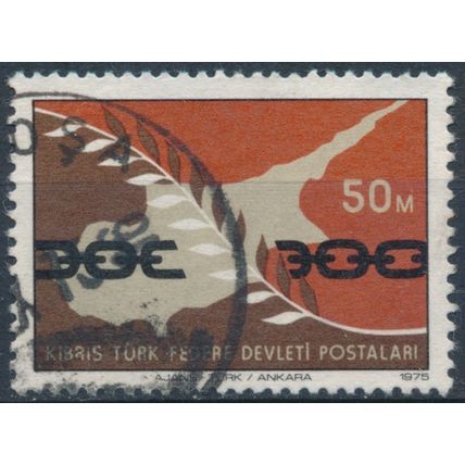 Peace In Cyprus: 50m - Northern Cyprus 1975 - FH - MiNr 21