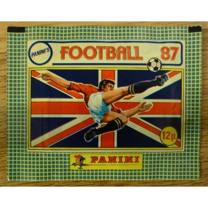 Panini Football 87 Sticker Pack (Manchester United Badge - Top Sticker)