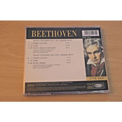 Beethoven - Piano Concertos Nos 1 & 3 CD (1997) VGC.