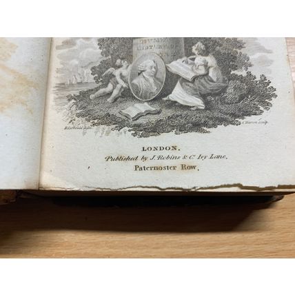 RARE* 1790 "HISTORY OF ENGLAND" T A LLOYD VOL 8 SMALL ANTIQUE BOOK (P3)