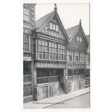 Bishop Lloyd's House Chester Postcard Cheshire 06395