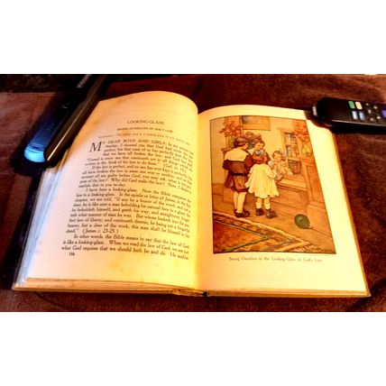 With The Children On Sunday By Sylvanus Stall 1911 Great Condition