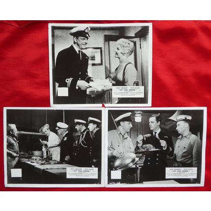 UP THE CREEK (1957) original release UK F.O.H. / Lobby cards ***Peter Sellers***