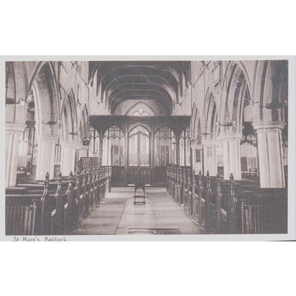Artist Drawn High Stone Hadley Hertfordshire Postcard (QHER397)