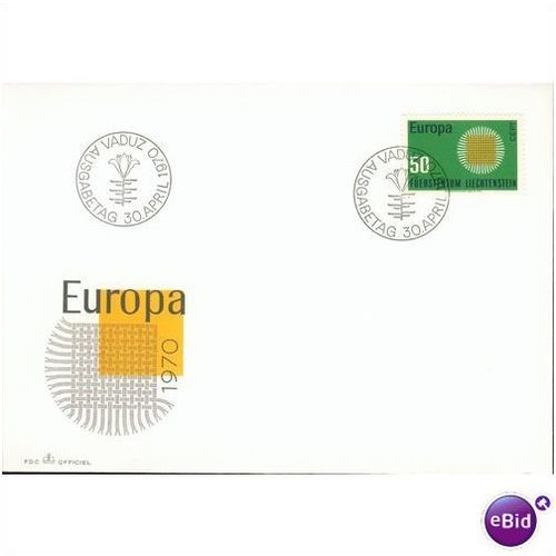 Liechtenstein FDC 1970 - SG 523 - Europa