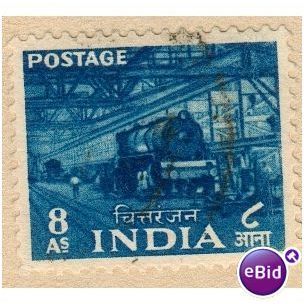 India 1955 - SG 362 - Chittaranjan Loco works 8a - used