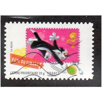 FRA 2009 (56c)(S/A) 'STAMPS DAY' FINE USED (EBID21021)