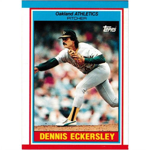 1989 Topps United Kingdom Minis - #23 - Dennis Eckersley