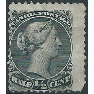 Canada 1868 SG54 1/2c Grey-Black Fine Used .. ..