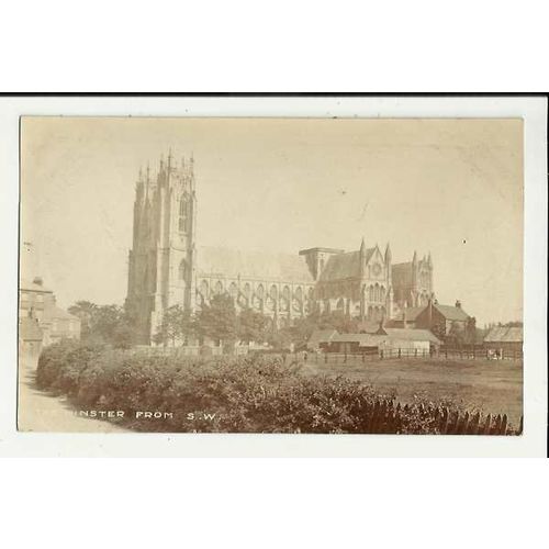 Yorkshire BEVERLEY Minster Postcard by Dainty