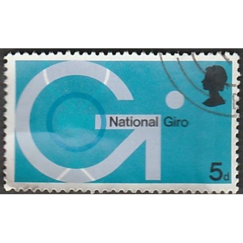 1969 British Post Office Technology. 5d, National Giro. Fine Used..