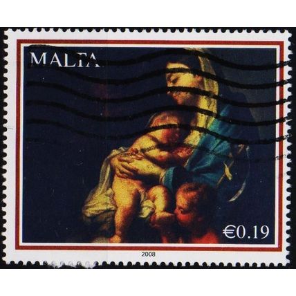 Malta. 2008 19c (Mother/Child) Used