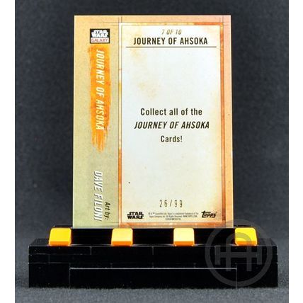 Topps Star Wars Galaxy 2018 – Insert – Purple – Journey of Ahsoka #7 26/99